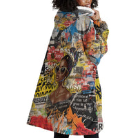 Black Her Story Graffiti Queen Wearable Blanket Hoodie Black Woman Empowerment - Wonder Print Shop