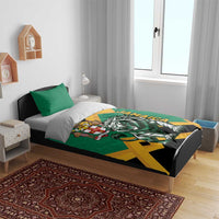 Jamaica Lion Bedding Set Coat Of Arms - Sporty Style