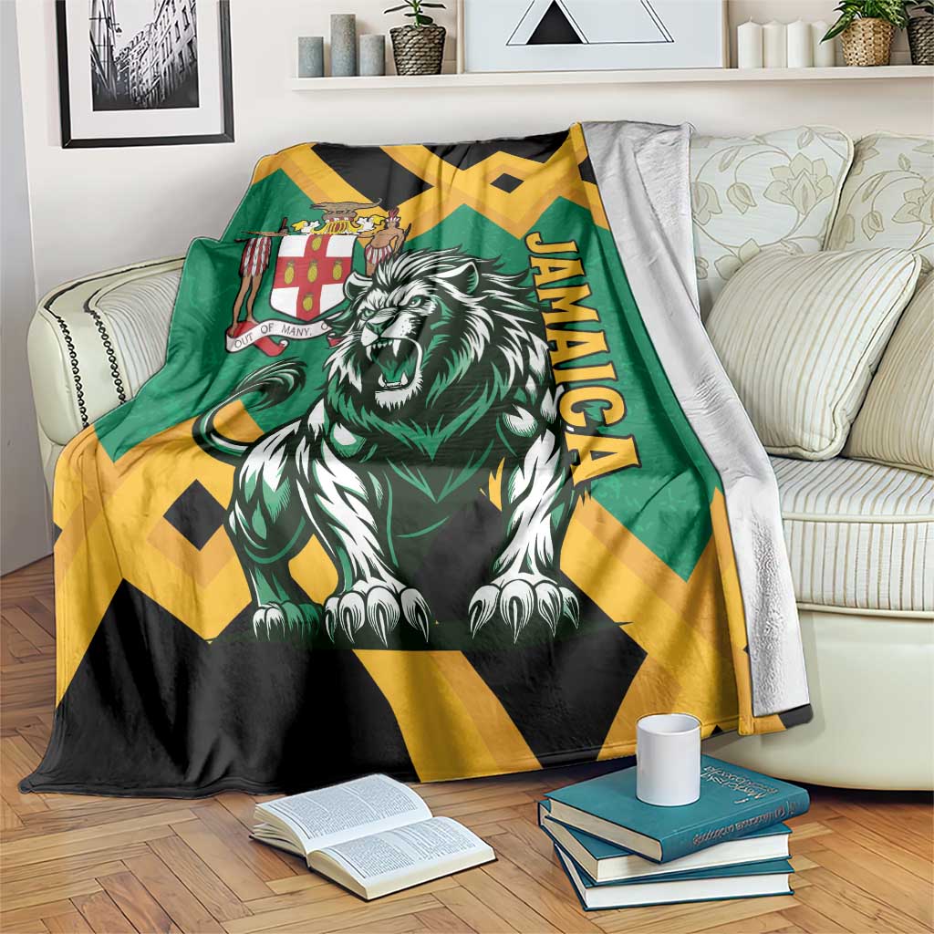 Jamaica Lion Blanket Coat Of Arms - Sporty Style
