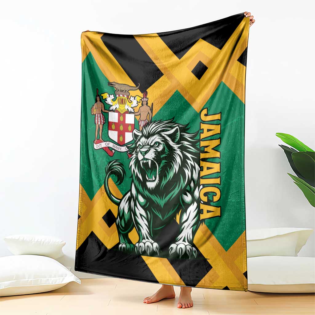 Jamaica Lion Blanket Coat Of Arms - Sporty Style