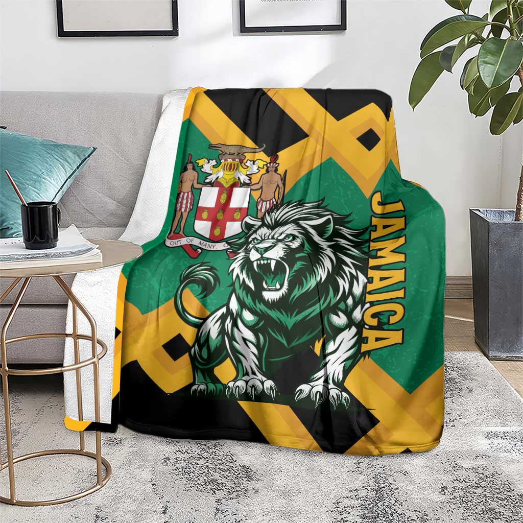 Jamaica Lion Blanket Coat Of Arms - Sporty Style