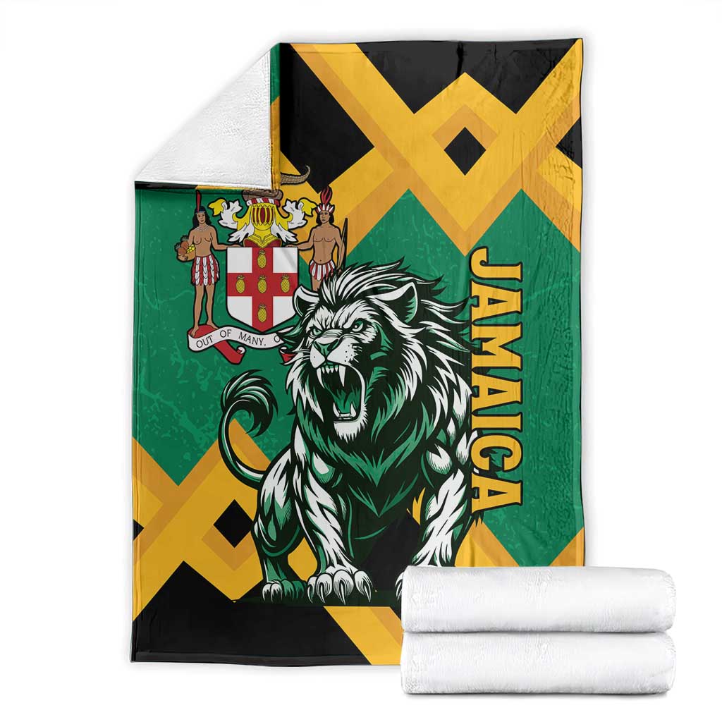 Jamaica Lion Blanket Coat Of Arms - Sporty Style