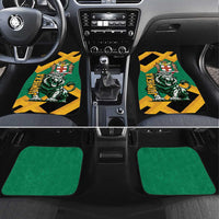Jamaica Lion Car Mats Coat Of Arms - Sporty Style