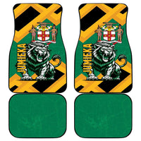 Jamaica Lion Car Mats Coat Of Arms - Sporty Style