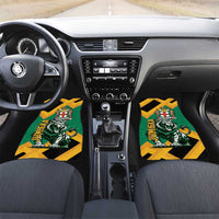Jamaica Lion Car Mats Coat Of Arms - Sporty Style