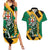 Jamaica Lion Couples Matching Summer Maxi Dress and Hawaiian Shirt Coat Of Arms - Sporty Style