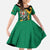 Jamaica Lion Family Matching Off The Shoulder Long Sleeve Dress and Hawaiian Shirt Coat Of Arms - Sporty Style