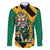 Jamaica Lion Family Matching Puletasi and Hawaiian Shirt Coat Of Arms - Sporty Style
