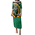 Jamaica Lion Family Matching Puletasi and Hawaiian Shirt Coat Of Arms - Sporty Style