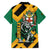 Jamaica Lion Family Matching Summer Maxi Dress and Hawaiian Shirt Coat Of Arms - Sporty Style