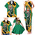 Jamaica Lion Family Matching Tank Maxi Dress and Hawaiian Shirt Coat Of Arms - Sporty Style