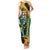 Jamaica Lion Family Matching Tank Maxi Dress and Hawaiian Shirt Coat Of Arms - Sporty Style