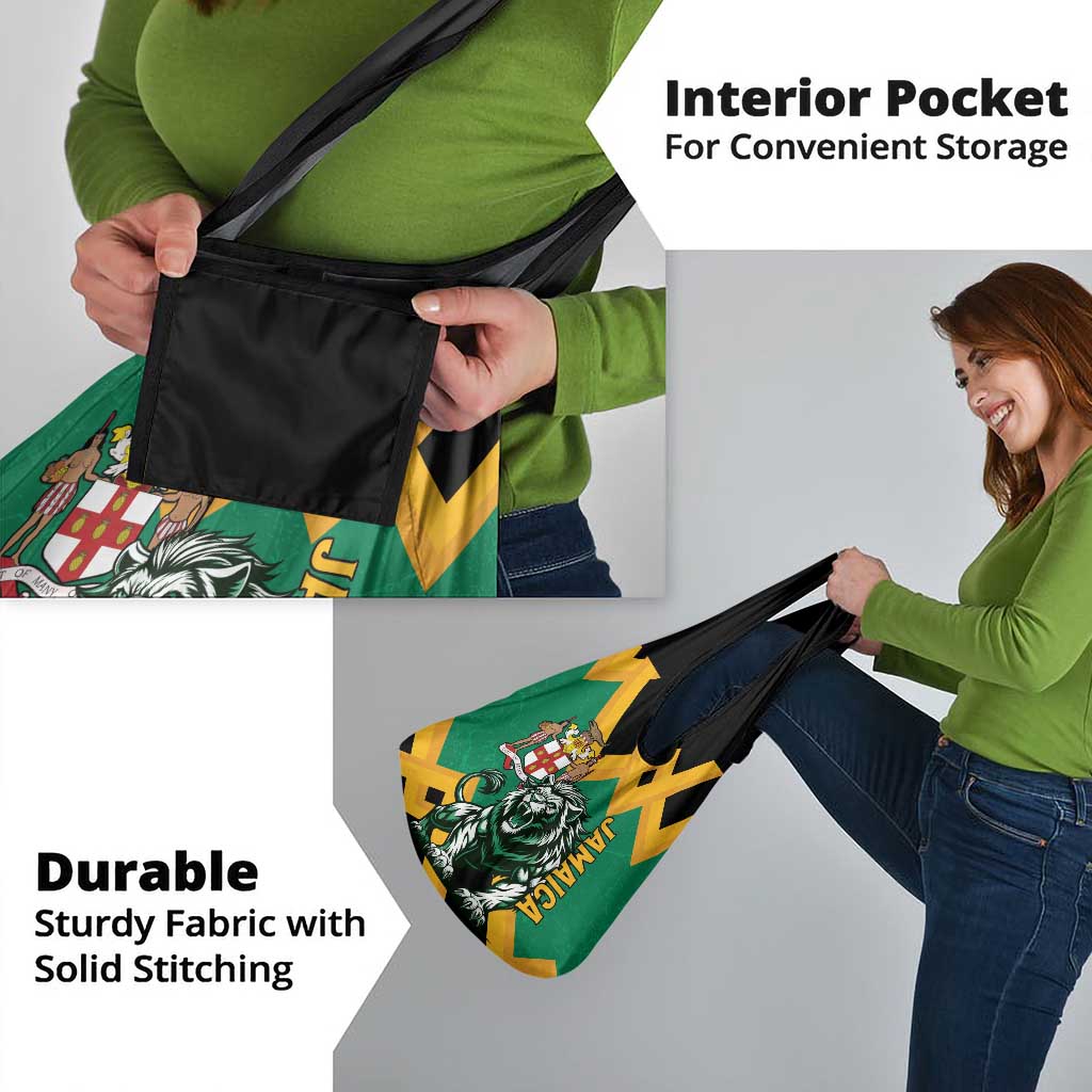 Jamaica Lion Grocery Bag Coat Of Arms - Sporty Style