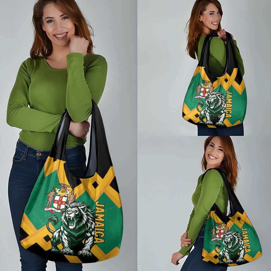 Jamaica Lion Grocery Bag Coat Of Arms - Sporty Style