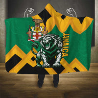 Jamaica Lion Hooded Blanket Coat Of Arms - Sporty Style
