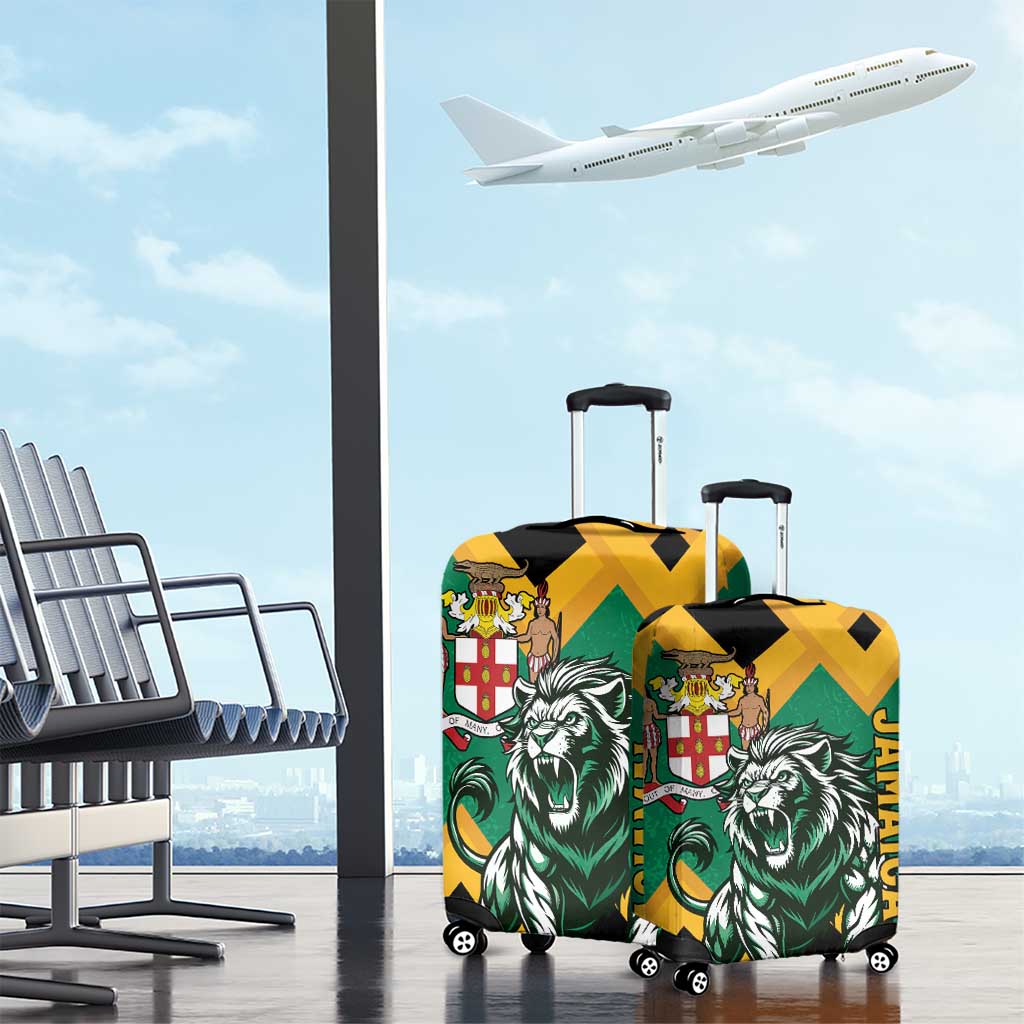 Jamaica Lion Luggage Cover Coat Of Arms - Sporty Style