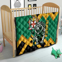 Jamaica Lion Quilt Coat Of Arms - Sporty Style