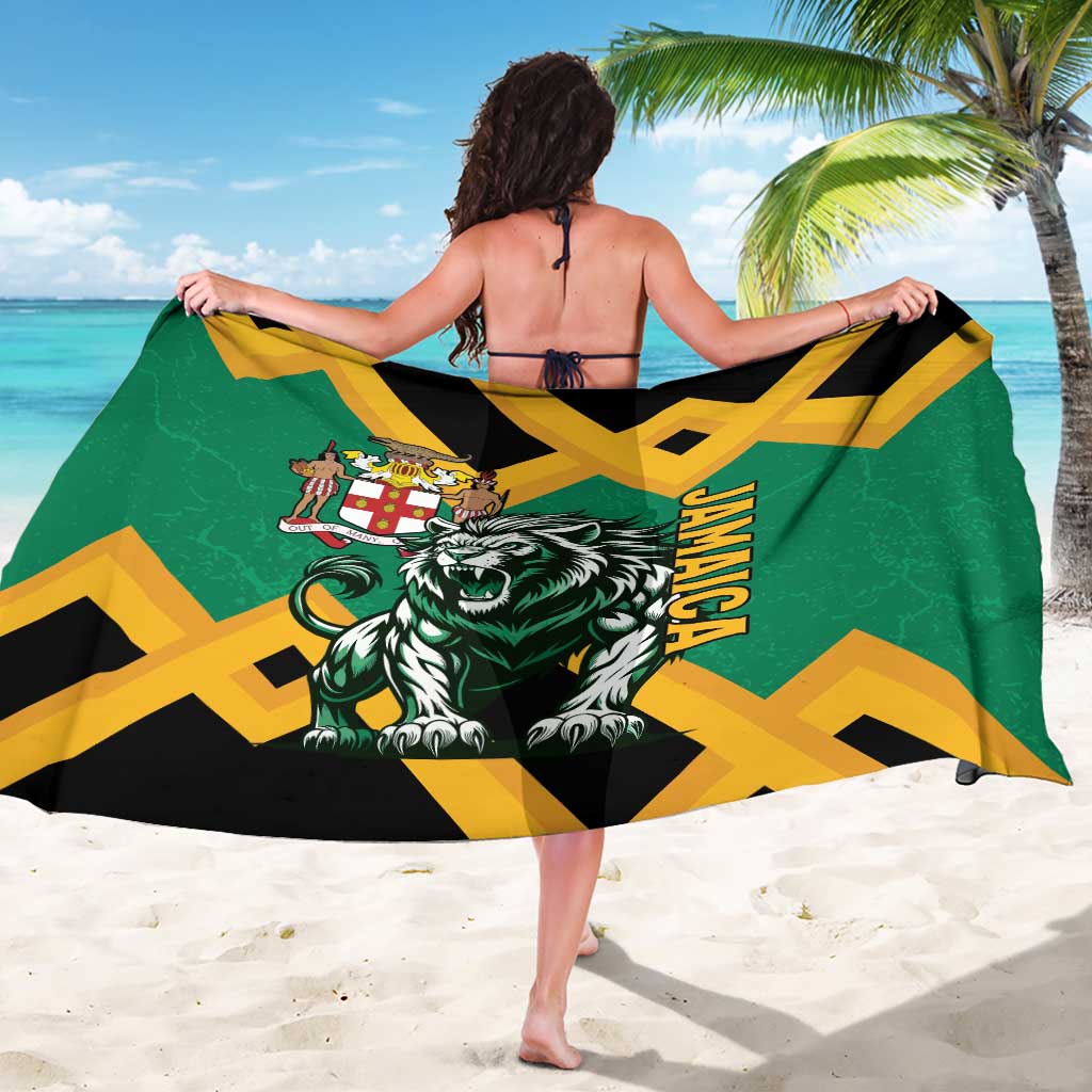 Jamaica Lion Sarong Coat Of Arms - Sporty Style