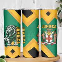 Jamaica Lion Skinny Tumbler Coat Of Arms - Sporty Style