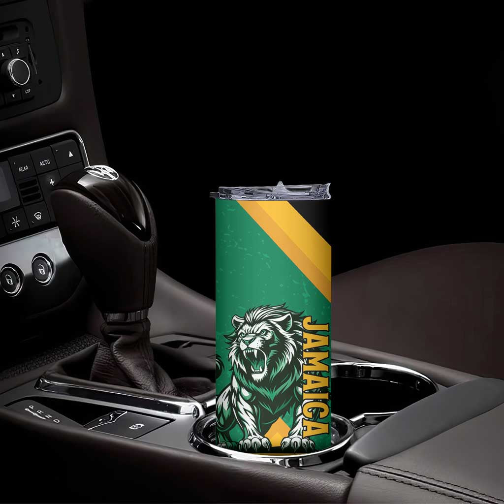 Jamaica Lion Skinny Tumbler Coat Of Arms - Sporty Style
