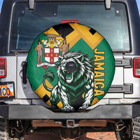 Jamaica Lion Spare Tire Cover Coat Of Arms - Sporty Style