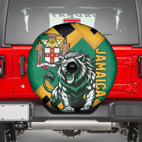 Jamaica Lion Spare Tire Cover Coat Of Arms - Sporty Style