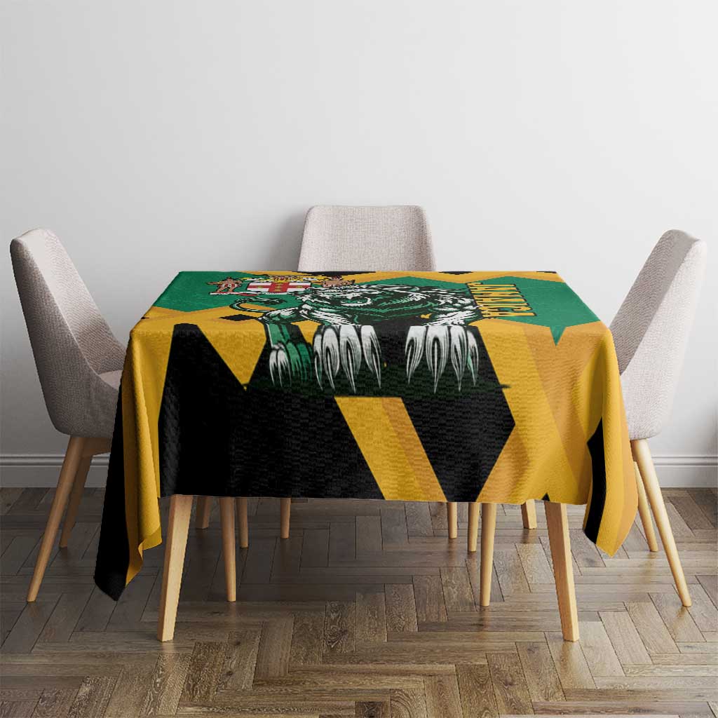 Jamaica Lion Tablecloth Coat Of Arms - Sporty Style