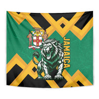 Jamaica Lion Tapestry Coat Of Arms - Sporty Style
