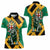 Jamaica Lion Women Polo Shirt Coat Of Arms - Sporty Style