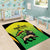 Custom Jamaica Football Area Rug Go Reggae Boyz