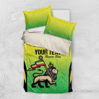 Custom Jamaica Football Bedding Set Go Reggae Boyz