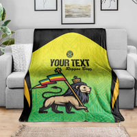 Custom Jamaica Football Blanket Go Reggae Boyz
