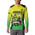 Custom Jamaica Football Button Sweatshirt Go Reggae Boyz