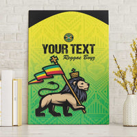 Custom Jamaica Football Canvas Wall Art Go Reggae Boyz