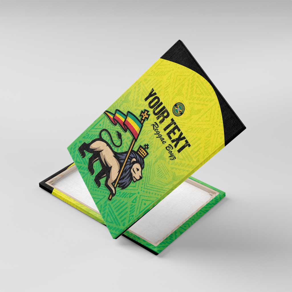 Custom Jamaica Football Canvas Wall Art Go Reggae Boyz