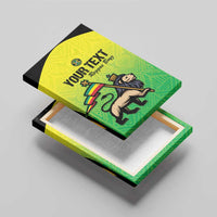 Custom Jamaica Football Canvas Wall Art Go Reggae Boyz