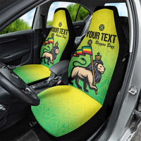Custom Jamaica Football Car Seat Cover Go Reggae Boyz