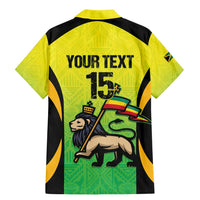 Custom Jamaica Football Family Matching Mermaid Dress and Hawaiian Shirt Go Reggae Boyz