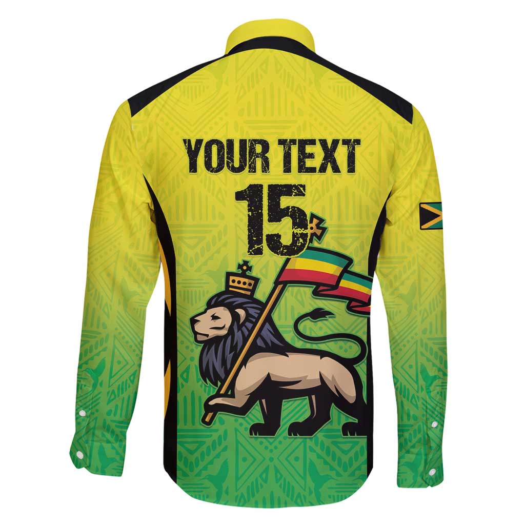 Custom Jamaica Football Family Matching Mermaid Dress and Hawaiian Shirt Go Reggae Boyz