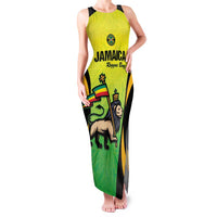 Custom Jamaica Football Family Matching Tank Maxi Dress and Hawaiian Shirt Go Reggae Boyz