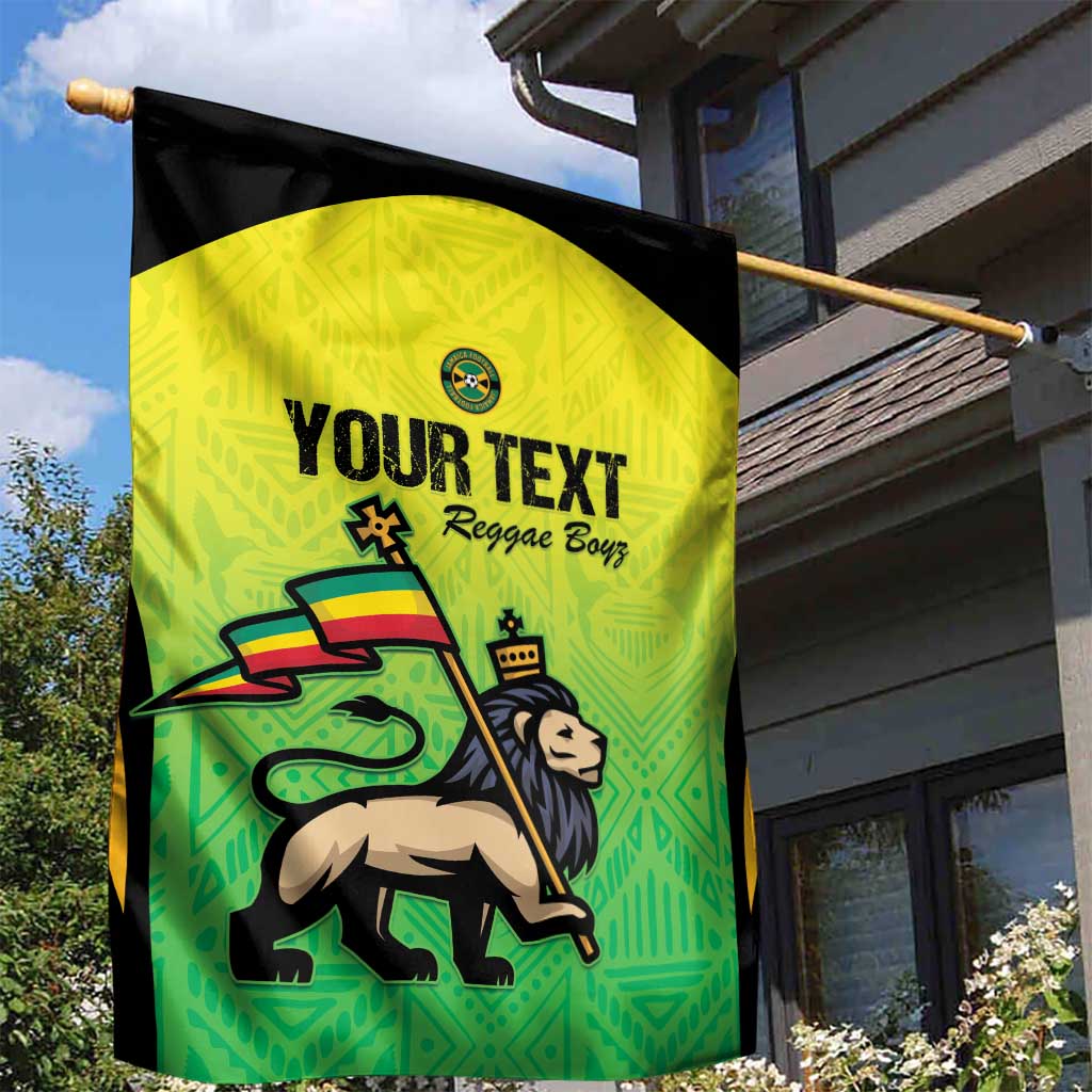 Custom Jamaica Football Garden Flag Go Reggae Boyz