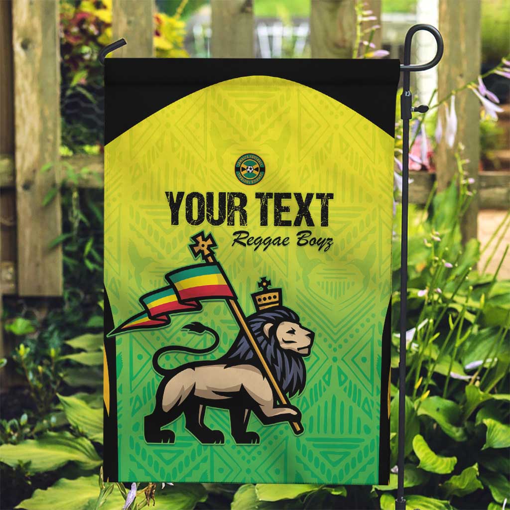 Custom Jamaica Football Garden Flag Go Reggae Boyz