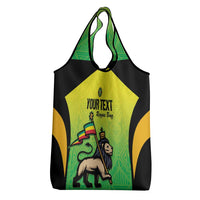 Custom Jamaica Football Grocery Bag Go Reggae Boyz