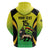 Custom Jamaica Football Hoodie Go Reggae Boyz