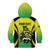 Custom Jamaica Football Kid Hoodie Go Reggae Boyz