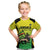 Custom Jamaica Football Kid T Shirt Go Reggae Boyz