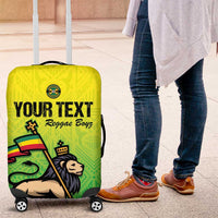 Custom Jamaica Football Luggage Cover Go Reggae Boyz