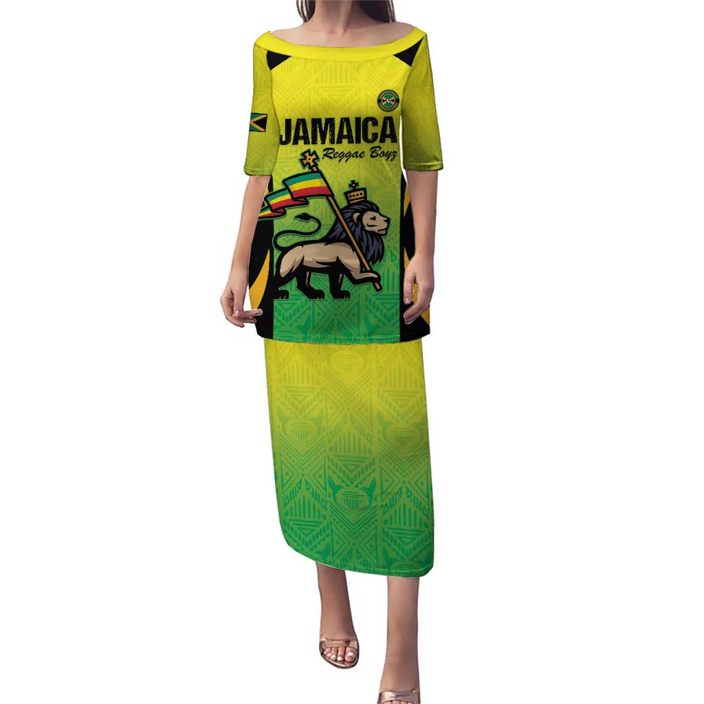 Custom Jamaica Football Puletasi Go Reggae Boyz