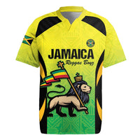 Custom Jamaica Football Rugby Jersey Go Reggae Boyz
