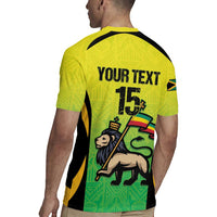 Custom Jamaica Football Rugby Jersey Go Reggae Boyz